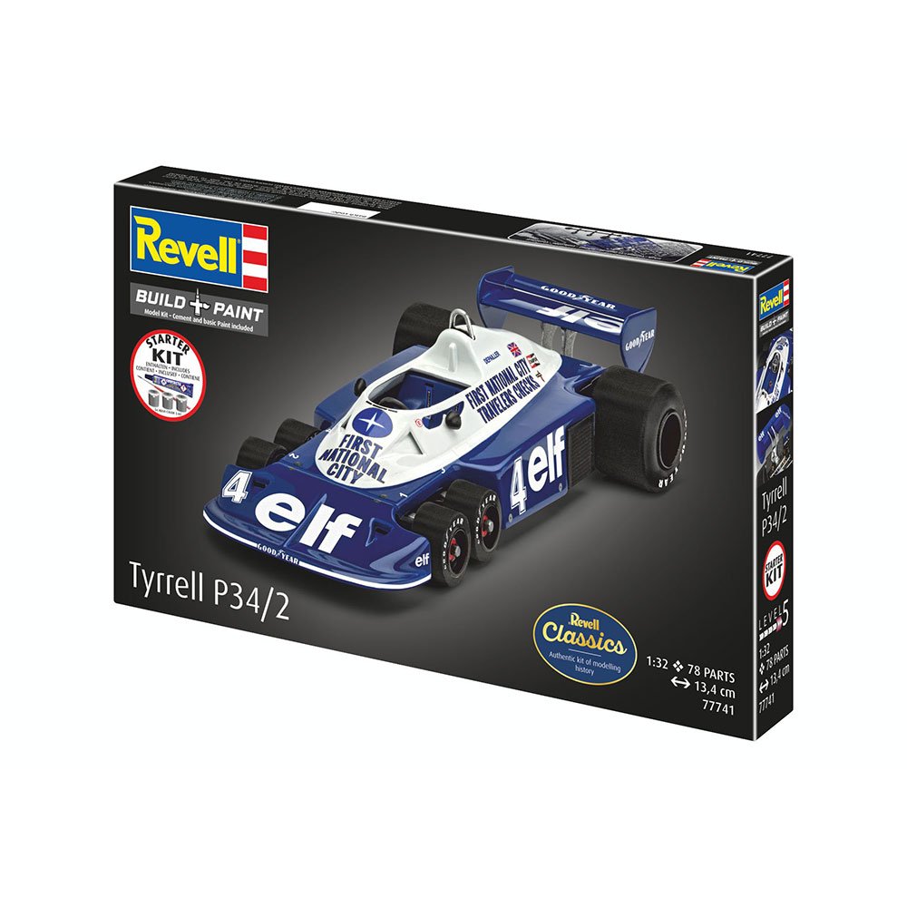 REVELL 1/32 STARTER KIT TYRRELL P34/2 6-WHEELER