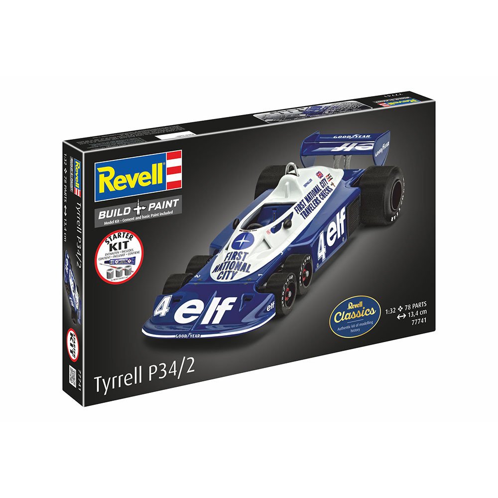 REVELL 1/32 STARTER KIT TYRRELL P34/2 6-WHEELER