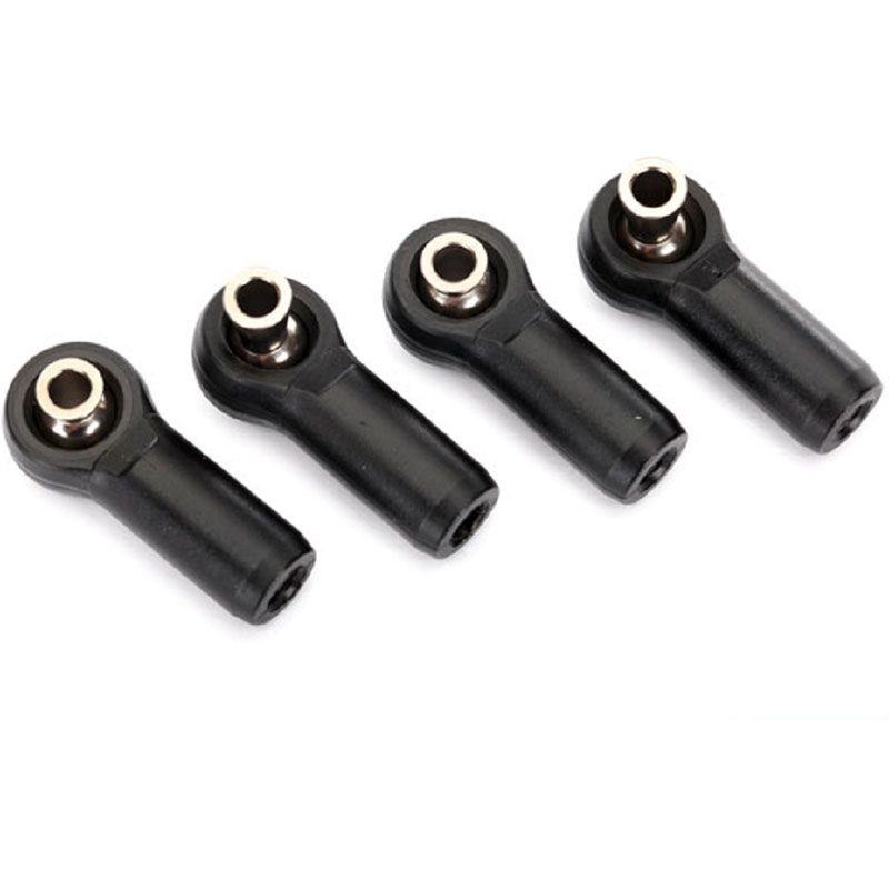 TRAXXAS ROD ENDS (4) (ASS WITH STEEL PIVOT BALLS)
