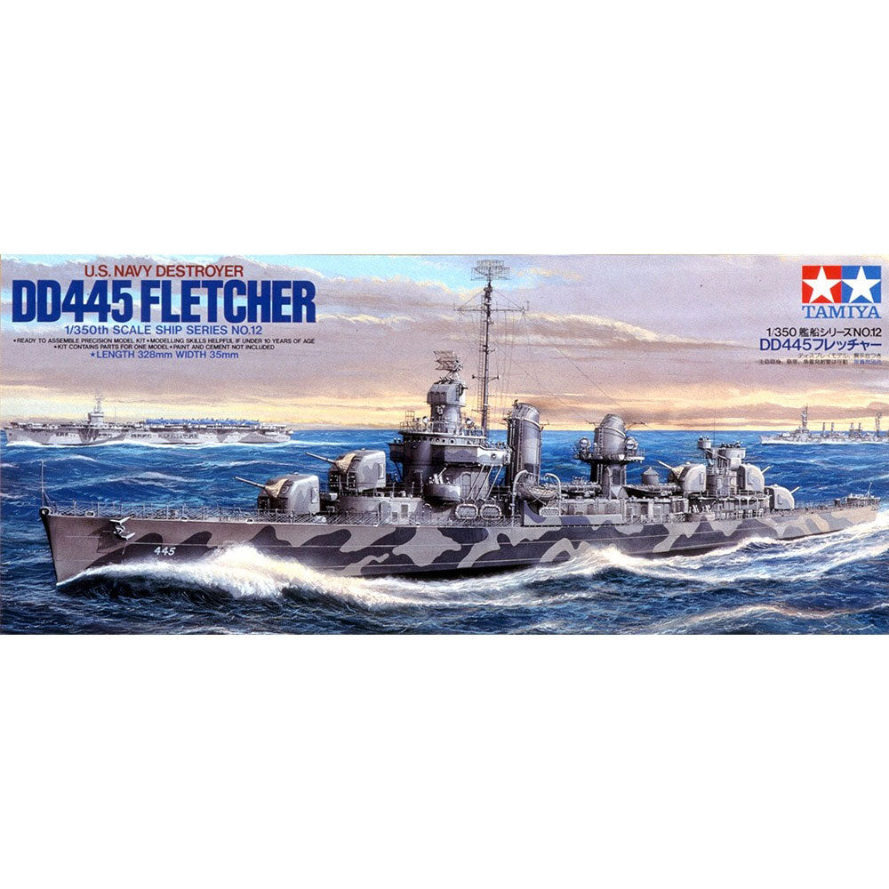 TAMIYA 1/350 U.S. NAVY DD445 FLETCHER