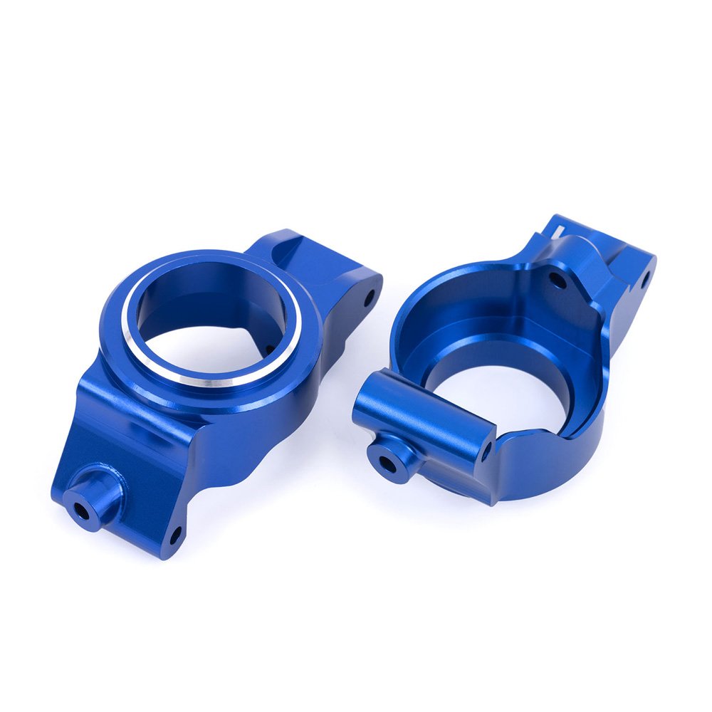 TRAXXAS CASTER BLOCKS ALUM BLUE