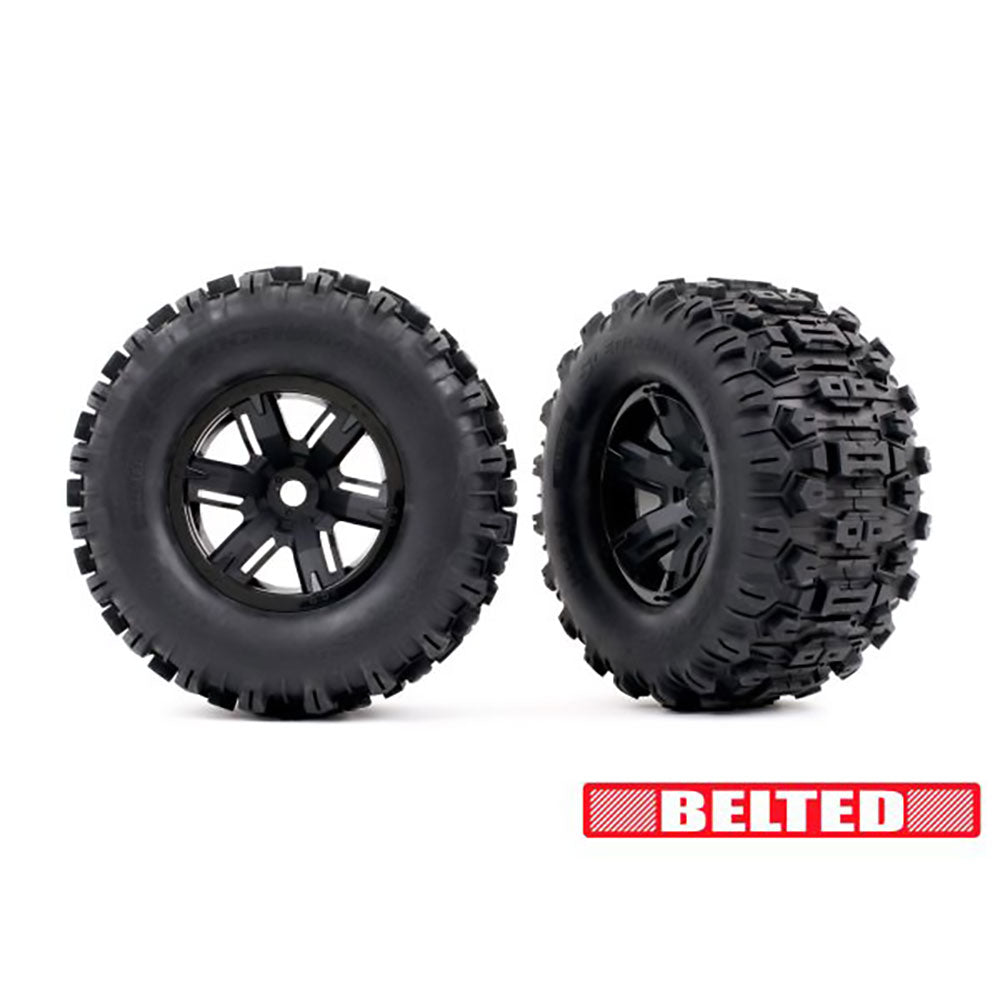 TRAXXAS T&W XMAXX BLK WHL MAXX AT TIRE