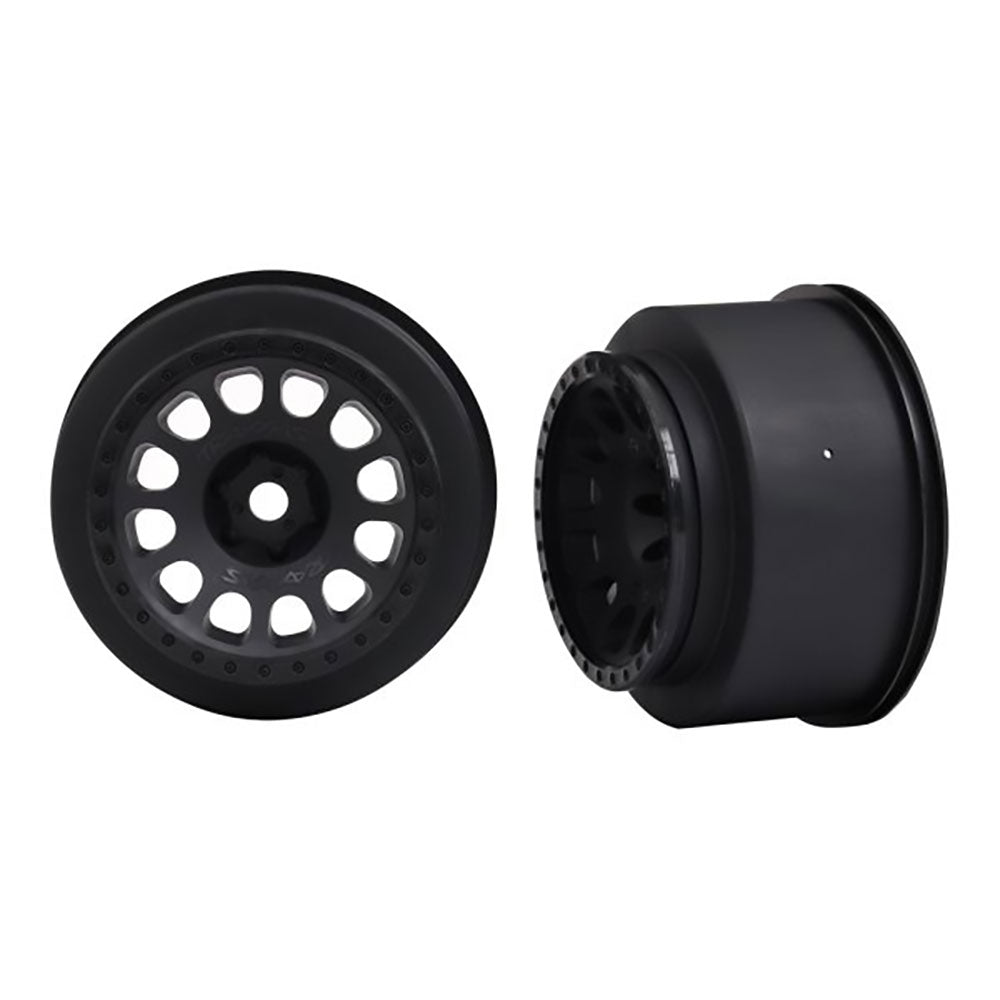TRAXXAS WHEELS XRT RACE BLK L&R