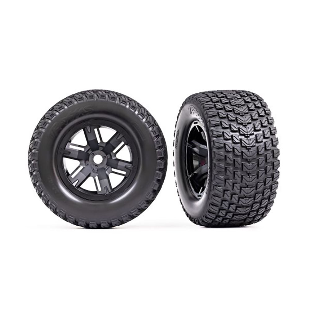 TRAXXAS T&W X-MAXX BLK WHL GRAVIX TIRE