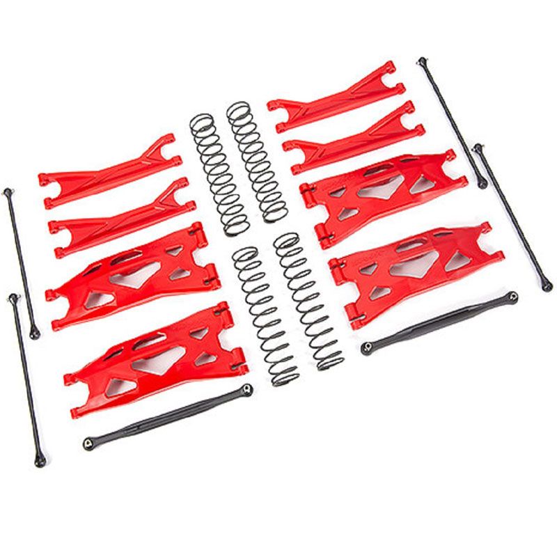 TRAXXAS SUSPENSION KIT X-MAXX WIDEMAXX RED