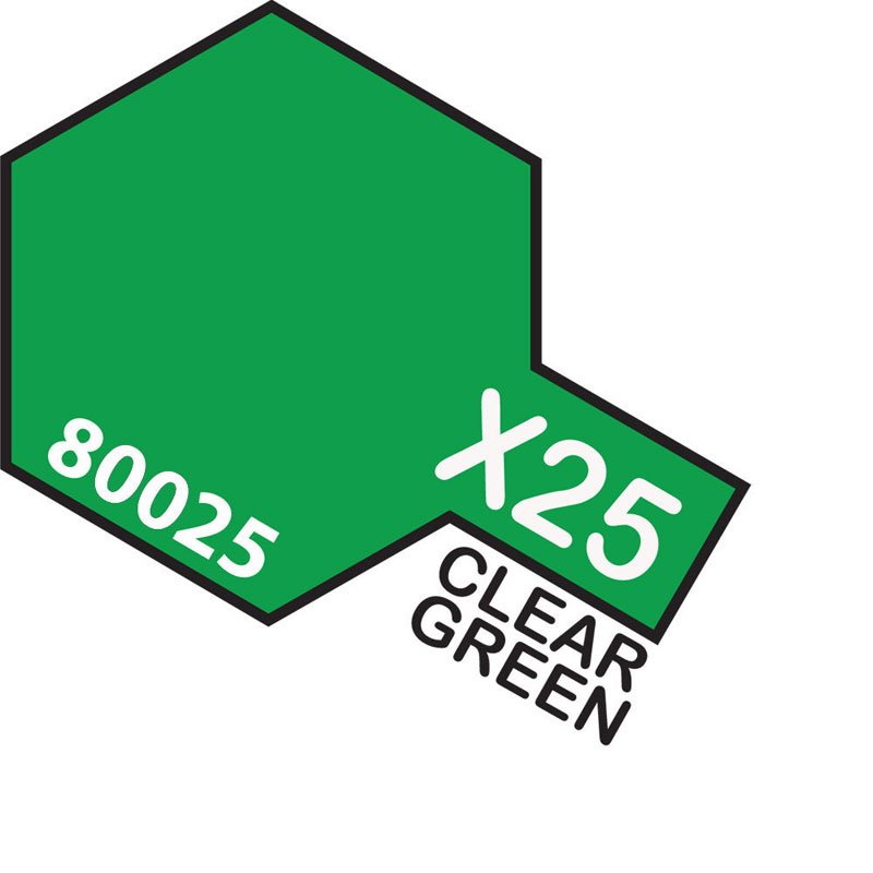 TAMIYA X-25 CLEAR GREEN
