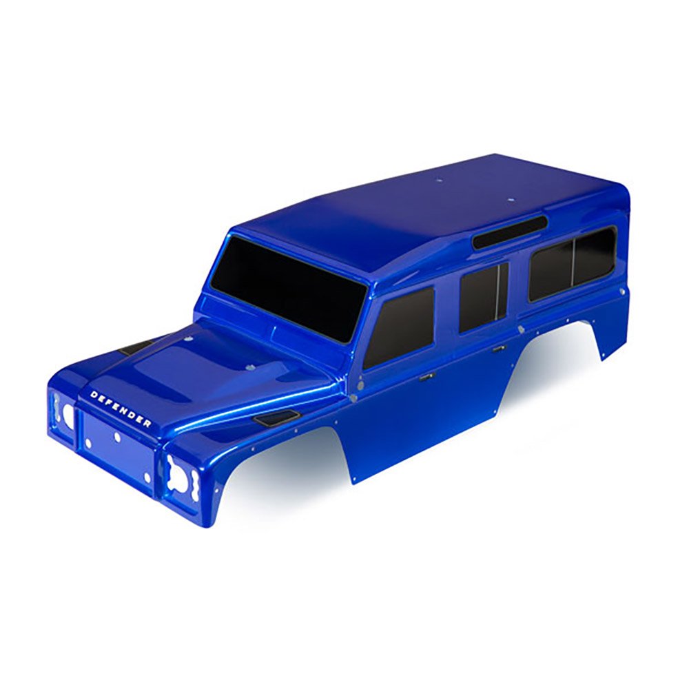 TRAXXAS BODY LAND ROVER DEFENDER BLUE (PAINTED)/ DECALS