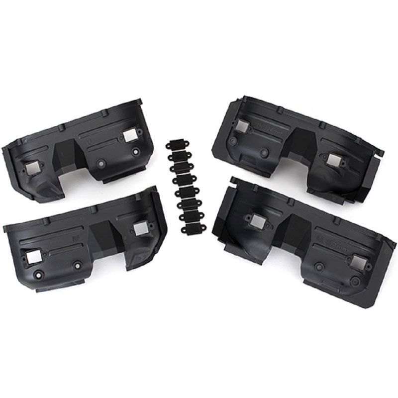 TRAXXAS FENDERS INNER FRONT & REAR (2 EACH)/ROCK LIGHT COVERS (8)