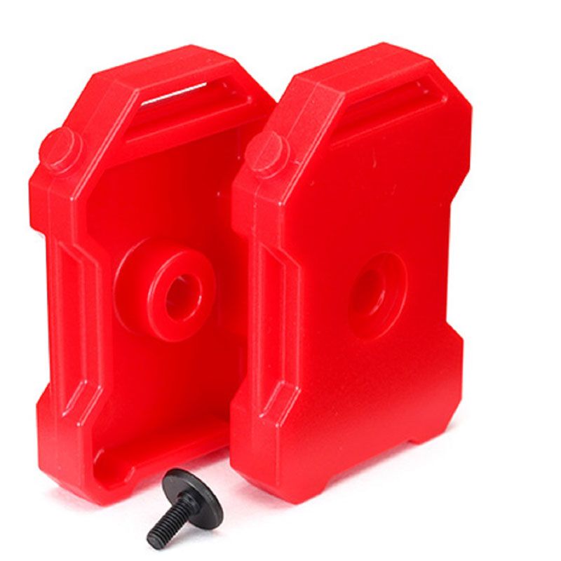 TRAXXAS FUEL CANISTERS (RED) (2)