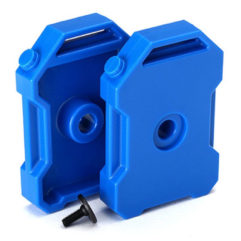 TRAXXAS FUEL CANISTERS (BLUE) (2)/ 3x8 FCS (1)