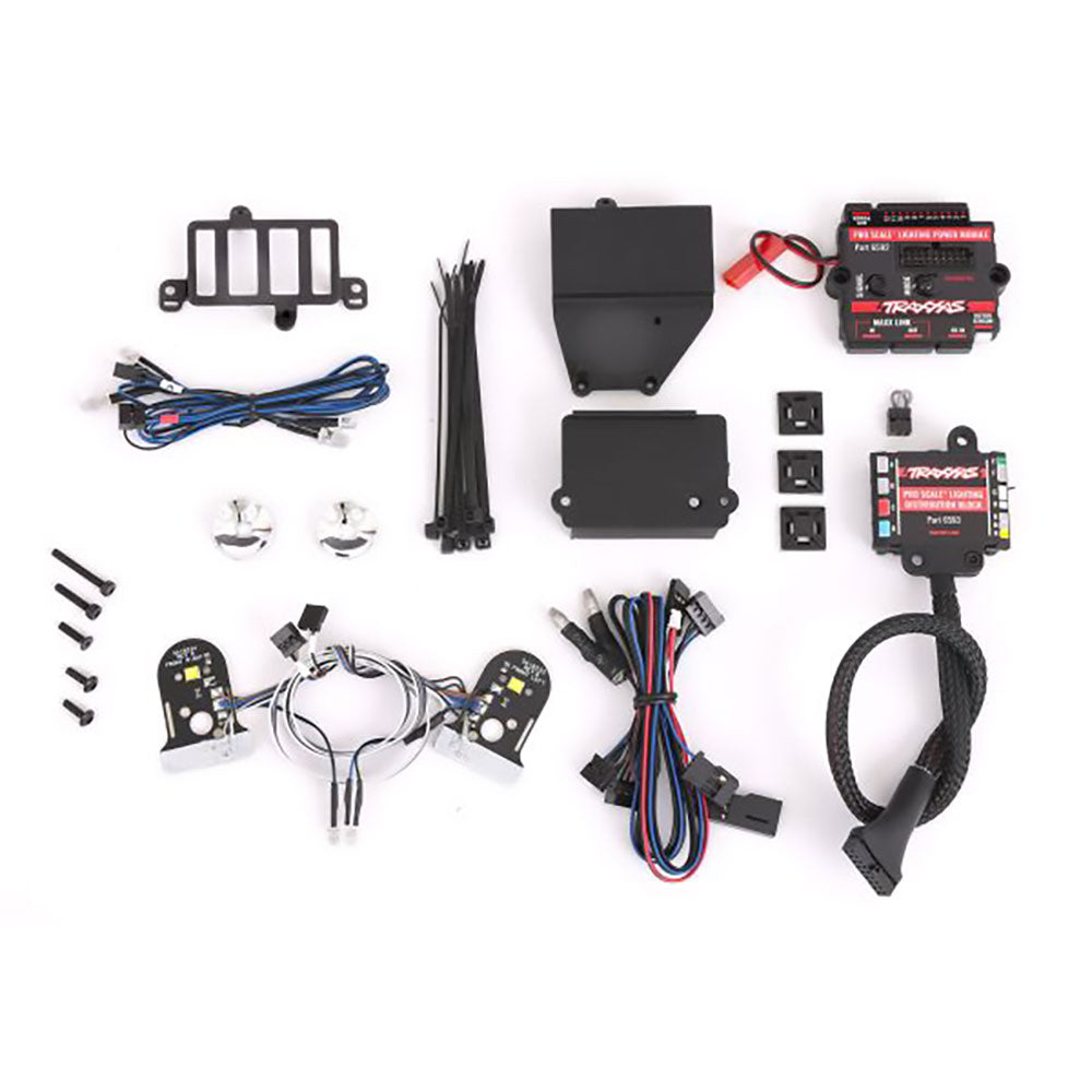 TRAXXAS PRO SCALE LED LIGHT SET TRX-4 CHEVROLET BLAZER OR K10 TRUCK (1979) COMPLETE WITH POWER MODUL