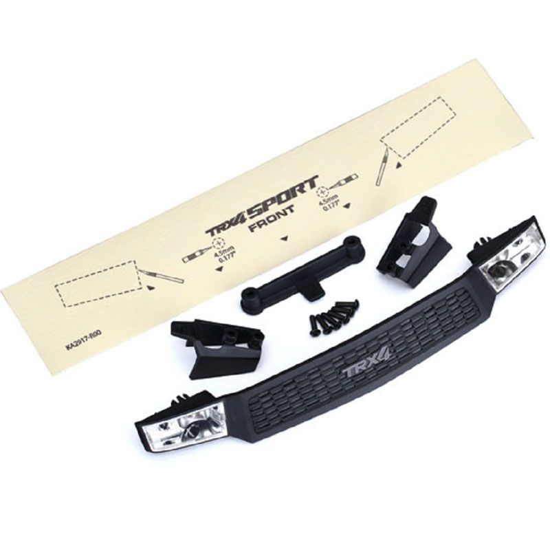 TRAXXAS SPORT FRONT GRILL WITH HEADLIGHT HOUSING - TRX4
