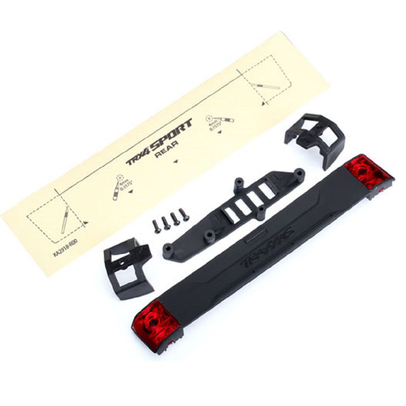 TRAXXAS SPORT TAILGATE PANEL WITH LENSES - TRX4