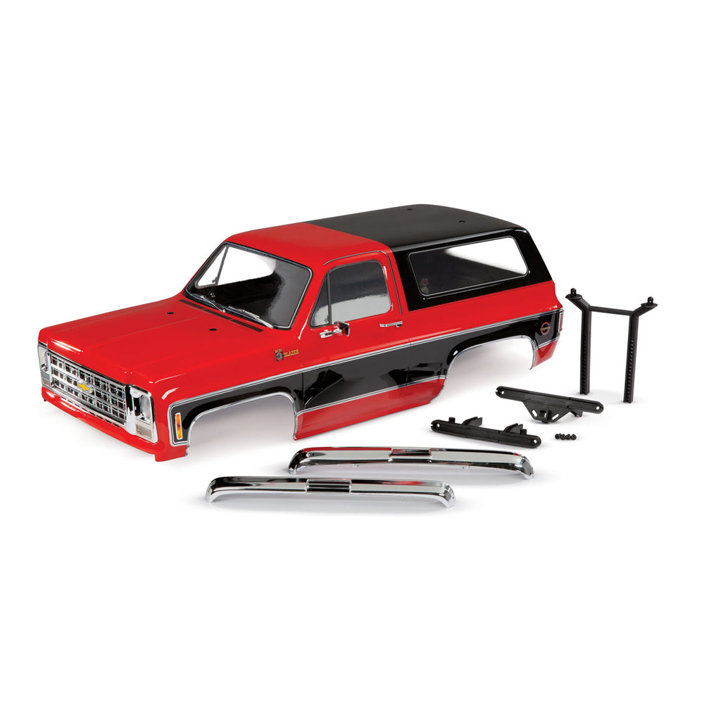 TRAXXAS TRX-4 1979 CHEVROLET BLAZER RED CLIPLESS BODY