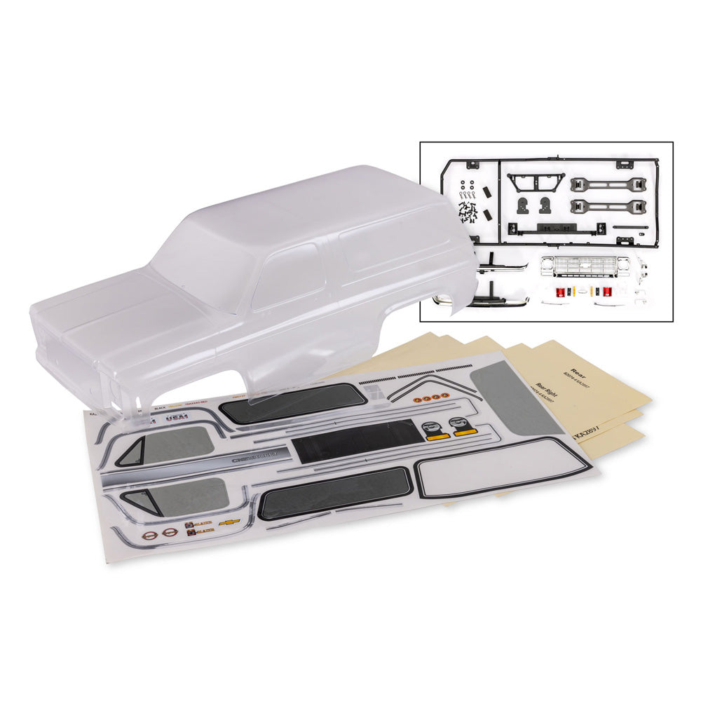 TRAXXAS TRX-4 1979 CHEVROLET BLAZER CLEAR CLIPLESS BODY