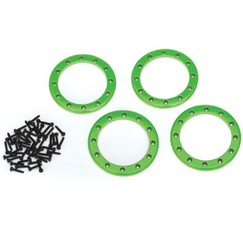 TRAXXAS BEADLOCK RINGS GREEN (2.2")