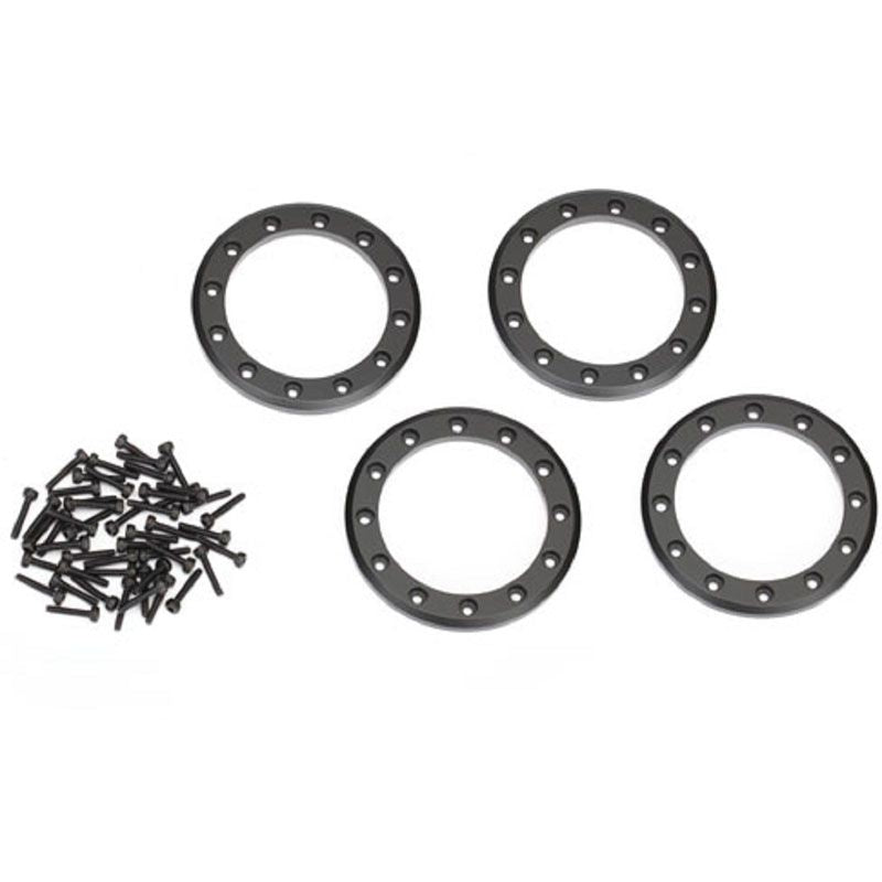 TRAXXAS BEADLOCK RINGS BLACK (2.2")