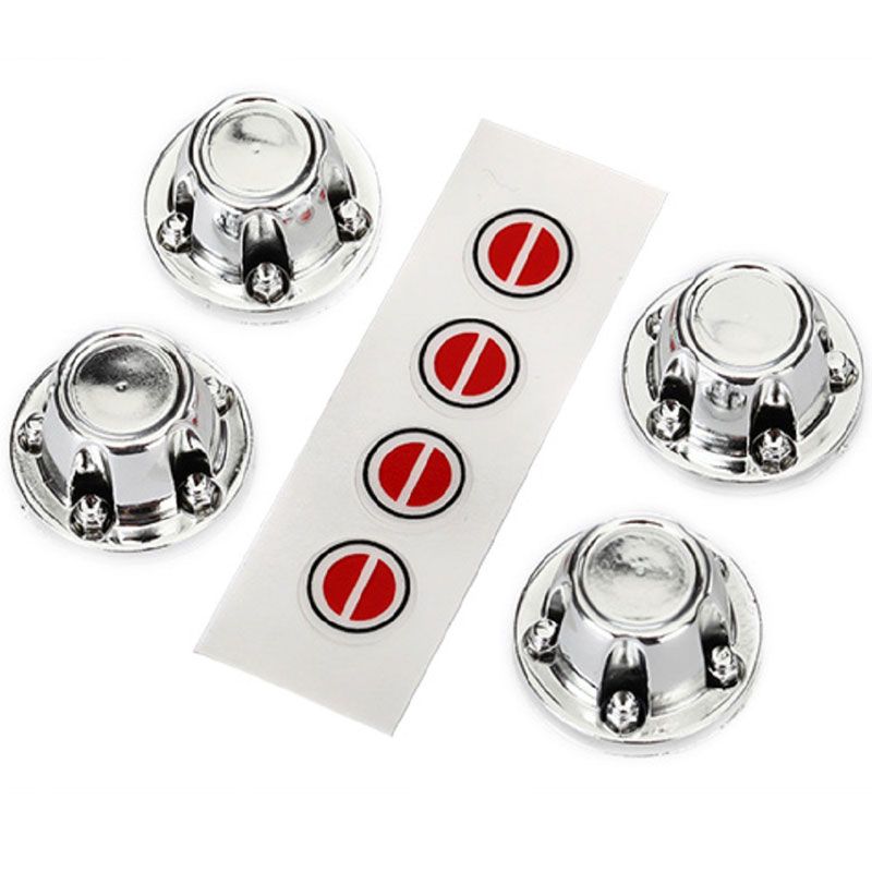 TRAXXAS CENTER CAPS WHEEL (CHROME) (4)