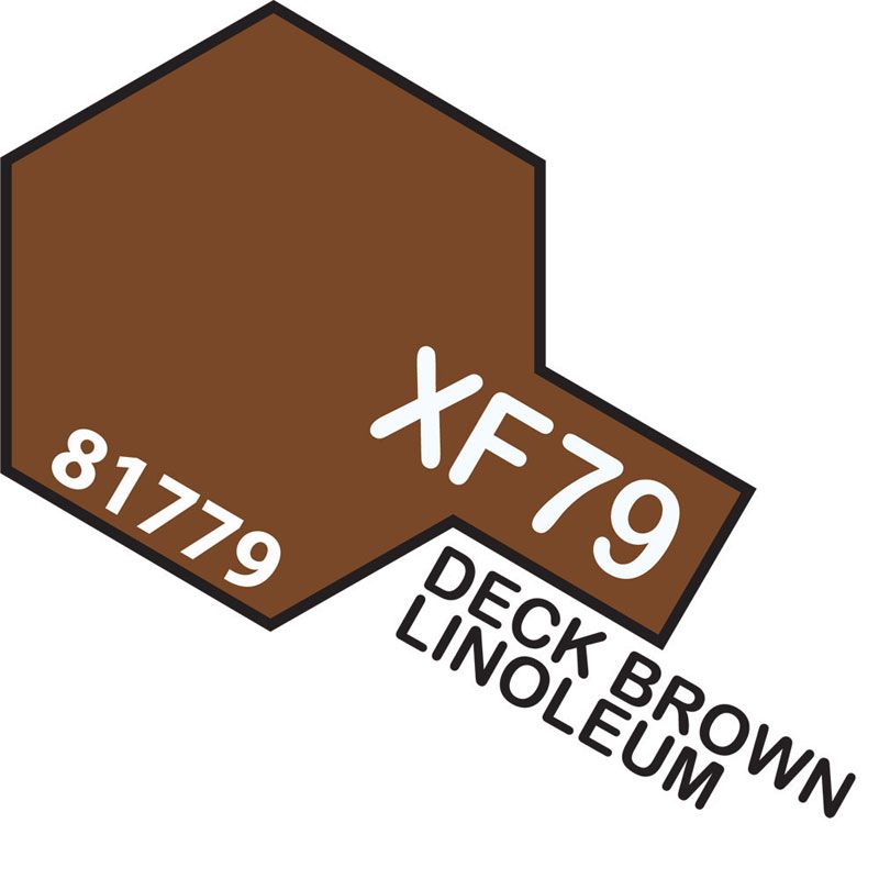 TAMIYA ACRYLIC MINI XF79 LINO DECK BROWN