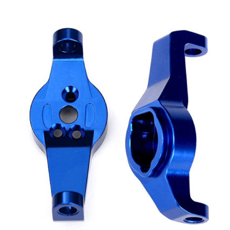 TRAXXAS CASTER BLOCKS 6061-T6 ALUM BLUE-ANOD L&R