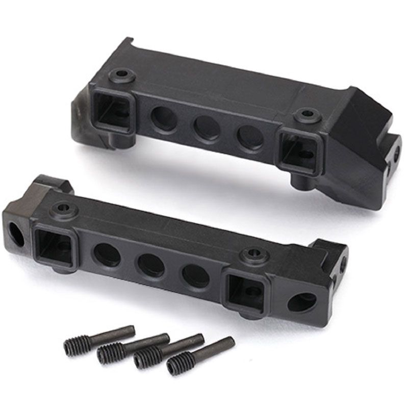 TRAXXAS BUMPER MOUNTS FRONT & REAR/SCREW PINS (4)