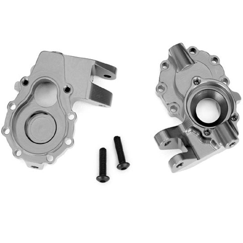TRAXXAS PORTAL HOUSINGS INNER FRONT 6061-T6 ALUM CHARCOAL GRAY-ANOD (2)