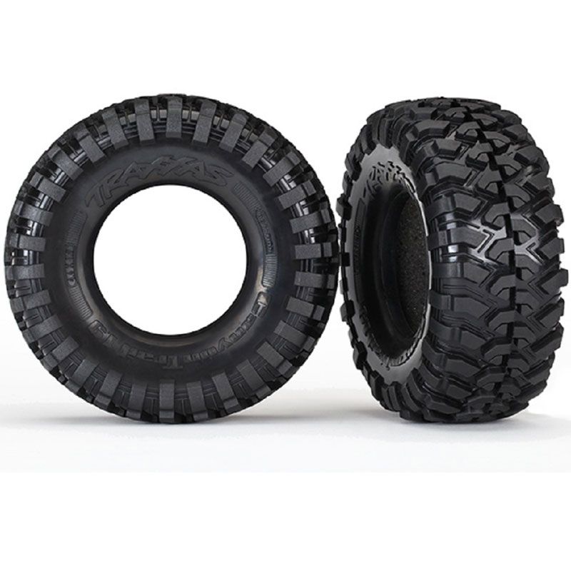 TRAXXAS TIRES CANYON TRAIL 1.9/FOAM INSERTS (2)