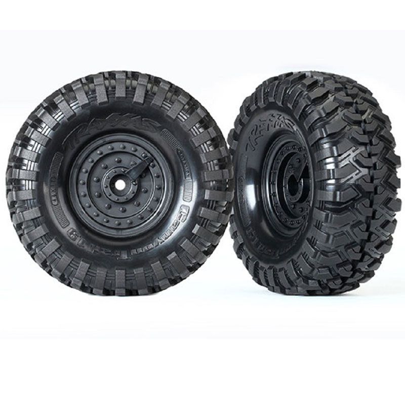 TRAXXAS TYRES & WHEELS ASSEMBLED GLUED