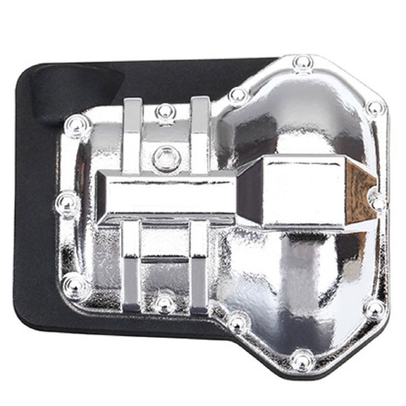 TRAXXAS DIFF COVER F & R (CHROME PLATED)