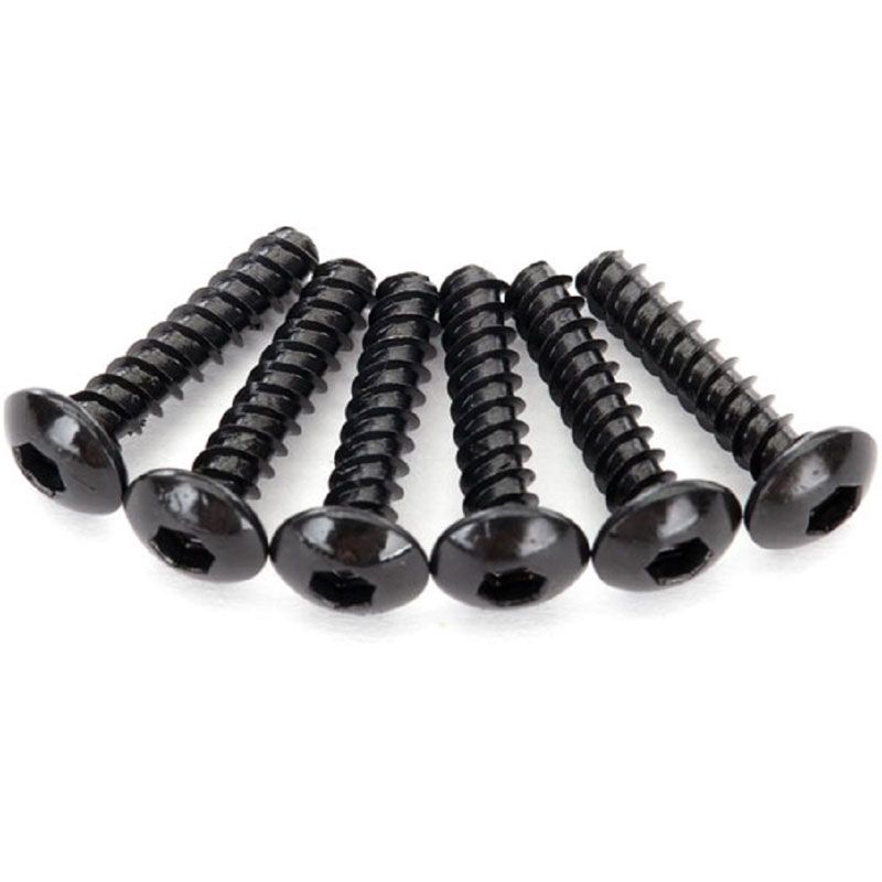 TRAXXAS SCREWS 2.6X12MM BUTTON-HEAD SELF-TAPPING (6)