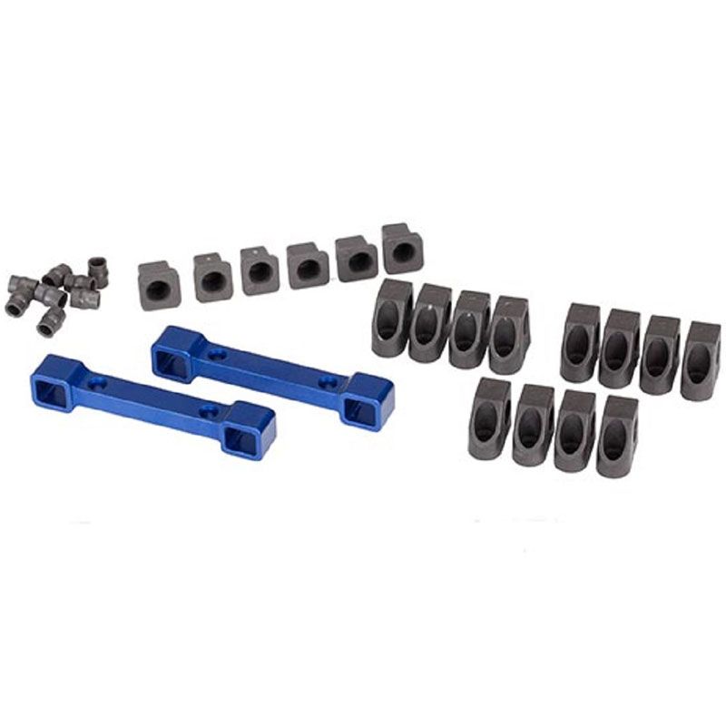 TRAXXAS MOUNTS SUSP ARMS ALUMIN BLUE-ANOD