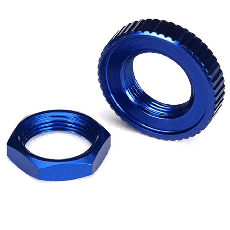 TRAXXAS SERVO SAVER NUTS ALUMIN BLUE-ANOD