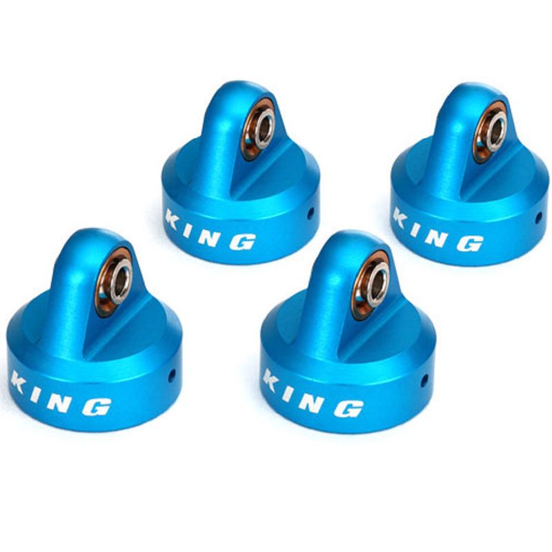 TRAXXAS SHOCK CAPS ALUM (BLUE-ANOD)