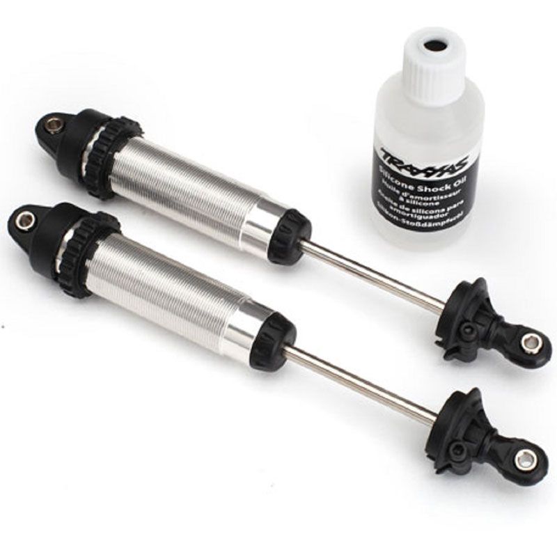 TRAXXAS SHOCKS GTR 139MM SILVER ALUMIN