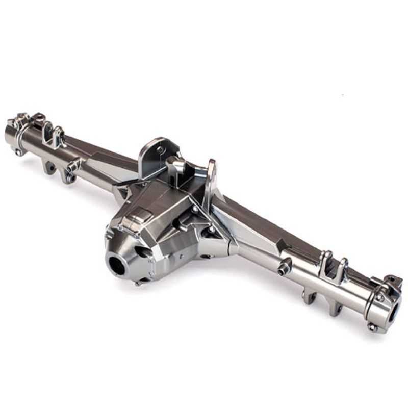 TRAXXAS AXLE HOUSING REAR/ DIFFERENTIAL CARRIER (SATIN BLACK CHROME-PLATED)