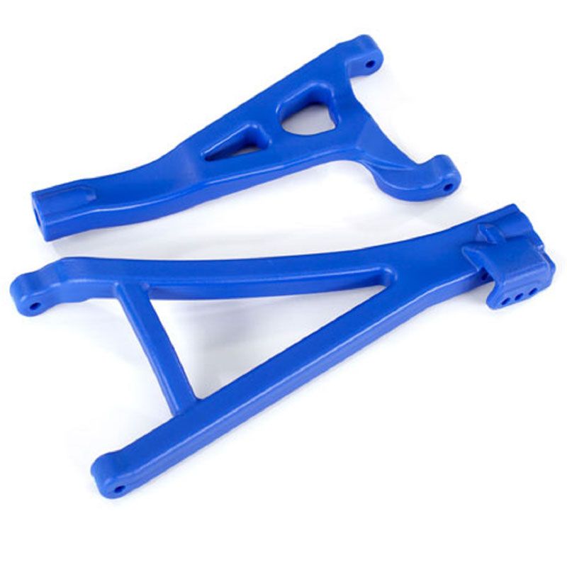 TRAXXAS SUSPENSION ARMS BLUE FRONT (RIGHT) HEAVY DUTY UPPER (1)/ LOWER (1)