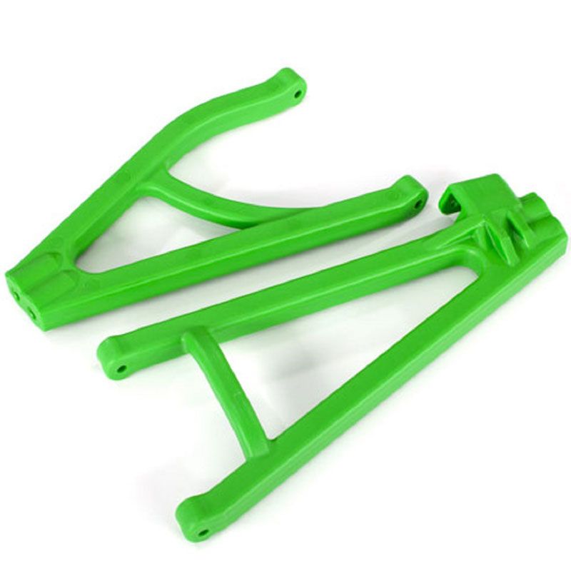 TRAXXAS SUSPENSION ARMS GREEN REAR (RIGHT) HEAVY DUTY ADJUSTABLE WHEELBASE UPPER (1)/ LOWER (1)