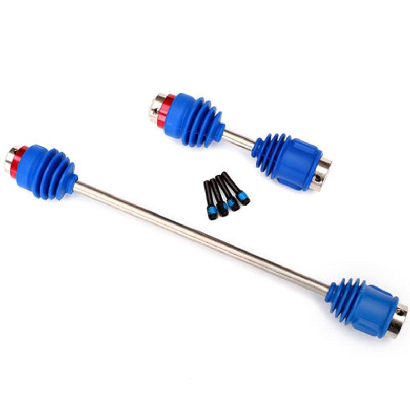 TRAXXAS DRIVESHAFTS CTR E-REVO STEEL FRONT & REAR