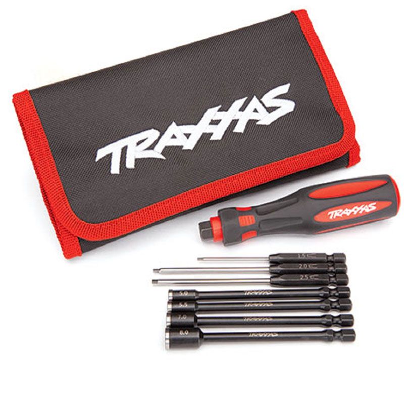 TRAXXAS SPEED BIT ESSENTIALS SET HEX & NUT DRIVER 7-PIECE