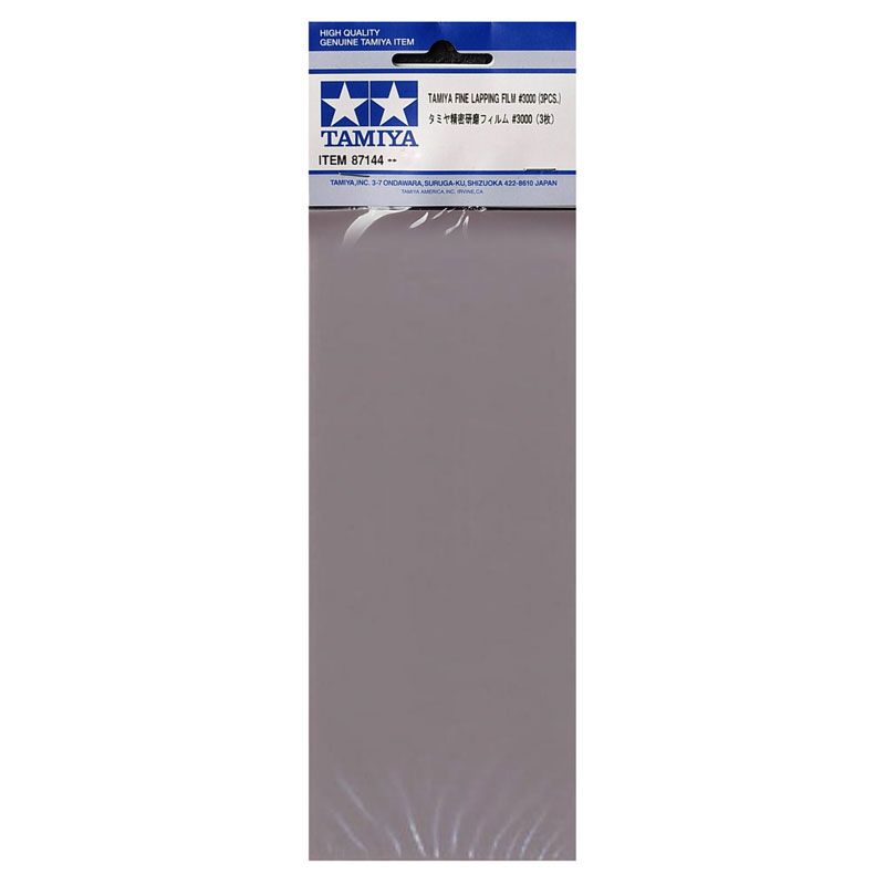 TAMIYA FINE LAPPING FILM #3000 (3PCS)