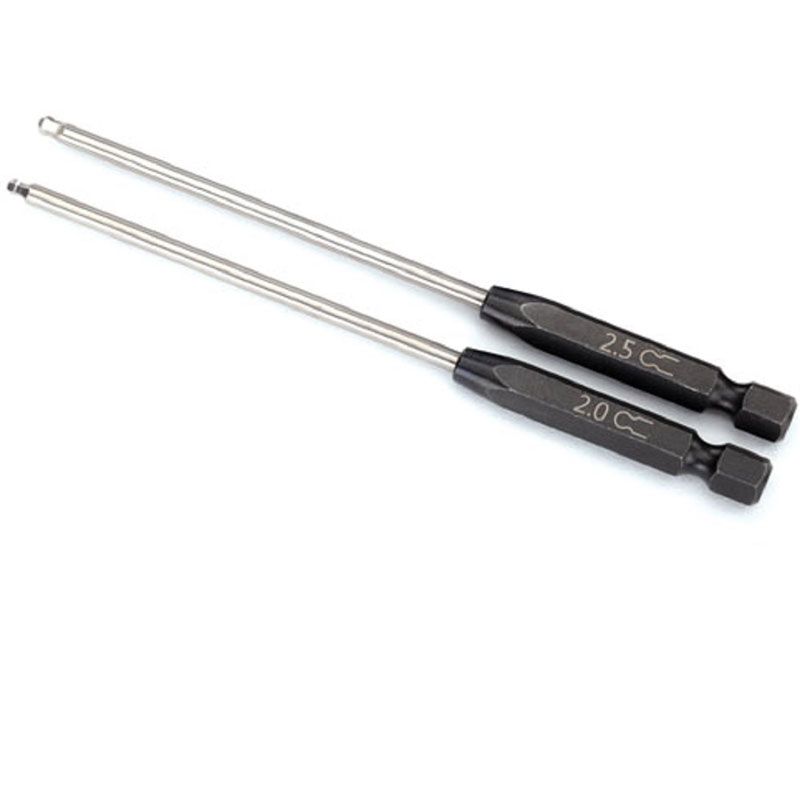 TRAXXAS SPEED BIT SET HEX DRIVER 2-PIECE BALL-END (2.0MM 2.5MM) 1/4' DRIVE