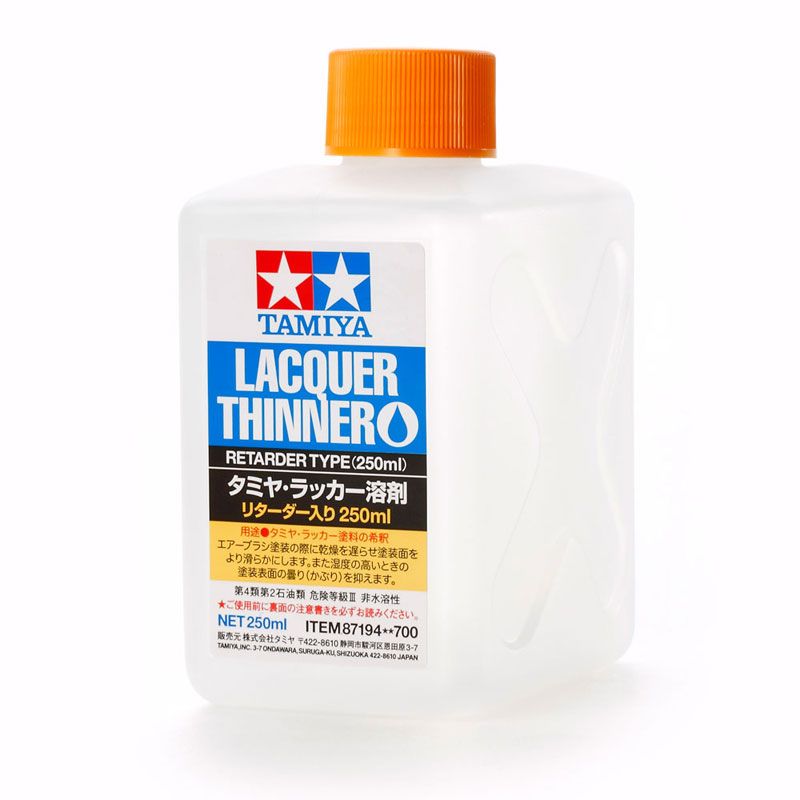 TAMIYA LACQUER THINNER RETARDER 250ML