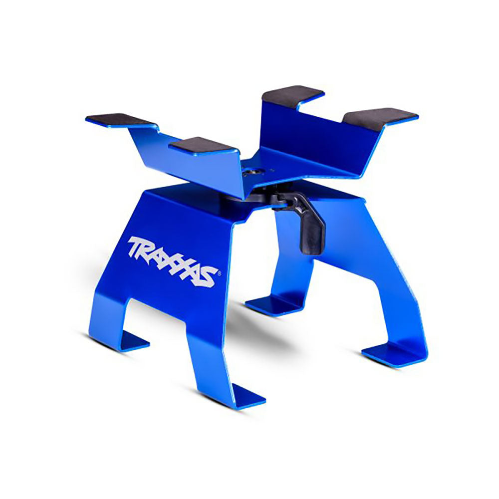 TRAXXAS RC CAR/TRUCK STAND X-TRUCKS BLUE