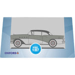 OXFORD 1/87 BUICK CENTURY 1955 CARLSBAD - BLACK/WINDSOR GREY/DOVER WHITE