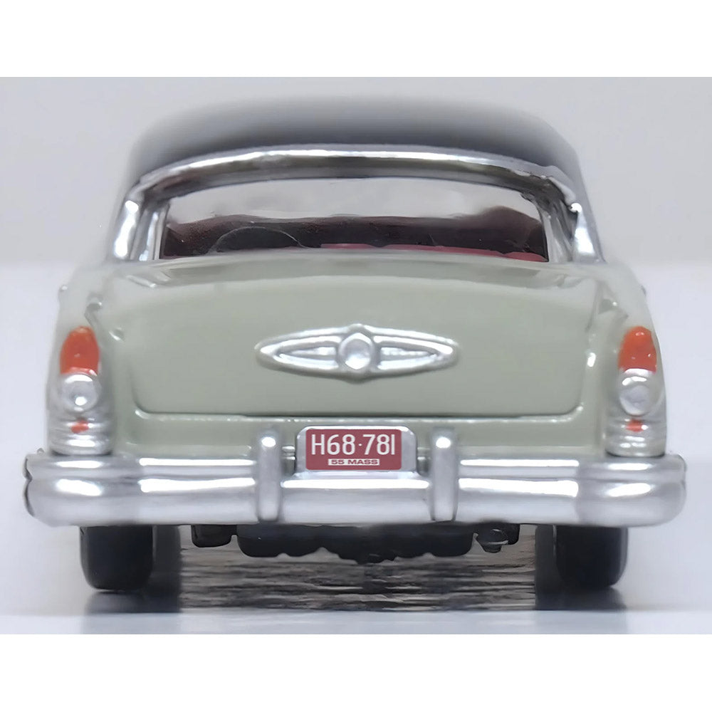 OXFORD 1/87 BUICK CENTURY 1955 CARLSBAD - BLACK/WINDSOR GREY/DOVER WHITE