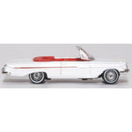 OXFORD 1/87 CHEVROLET IMPALA 1961  - WHITE /ROMAN RED
