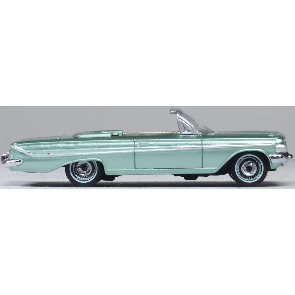 OXFORD 1/87 CHEVROLET IMPALA CONVERTIBLE 1961 - ARBOR GREEN