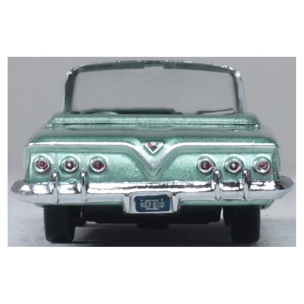 OXFORD 1/87 CHEVROLET IMPALA CONVERTIBLE 1961 - ARBOR GREEN