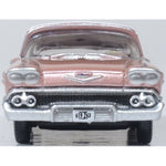 OXFORD 1/87 CHEVROLET IMPALA SPORT COUPE 1958 - CAY CORAL/WHITE