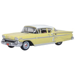 OXFORD 1/87 CHEVROLET IMPALA SPORT COUPE 1958 - COLONIAL CREAM/SNOWCREST WHITE
